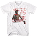Muhammad Ali-Make It Count-White Adult S/S Tshirt - Coastline Mall