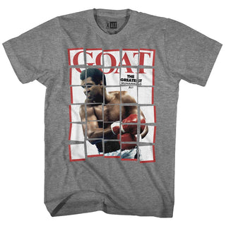 Muhammad Ali-Goaty-Graphite Heather Adult S/S Tshirt - Coastline Mall