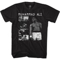 Muhammad Ali-Alicollage-Black Adult S/S Tshirt - Coastline Mall