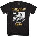 Muhammad Ali-Ma74Ss-Black Adult S/S Tshirt - Coastline Mall