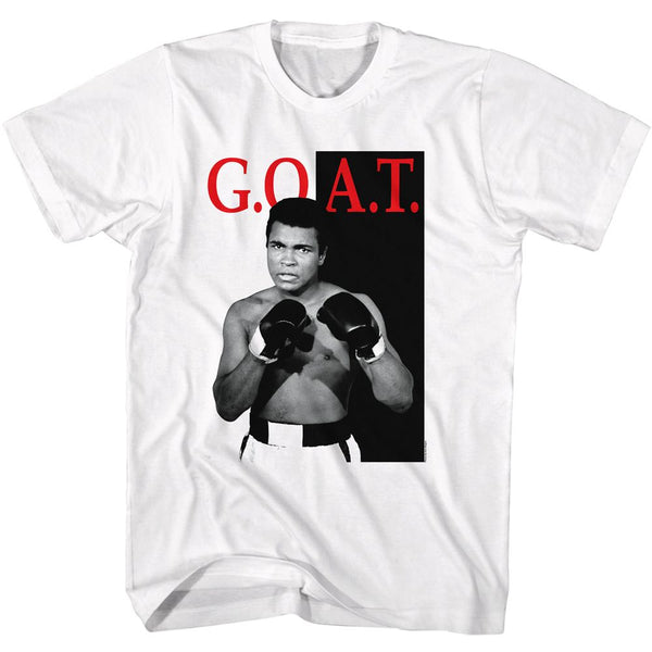 Muhammad Ali-Ali Greatest Of All Time-White Adult S/S Tshirt
