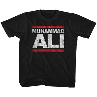 Muhammad Ali-Run Ali-Black Toddler-Youth S/S Tshirt - Coastline Mall