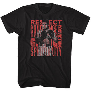 Muhammad Ali-Rcdcgs Black-Black Adult S/S Tshirt - Coastline Mall