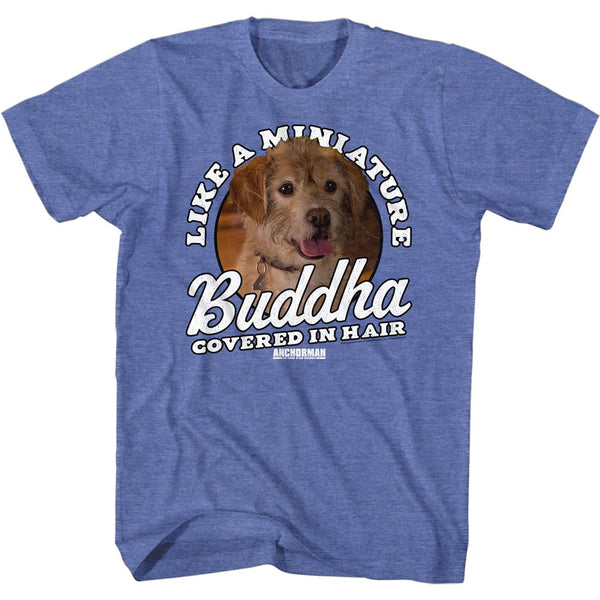 Anchorman-Miniature Buddha-Royal Heather Adult S/S Tshirt - Coastline Mall