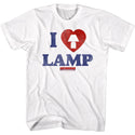 Anchorman-I Love Lamp-White Adult S/S Tshirt - Coastline Mall