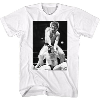 Andre The Giant-Cracked-White Adult S/S Tshirt - Coastline Mall