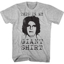 Andre The Giant-Giant Shirt-Gray Heather Adult S/S Tshirt - Coastline Mall