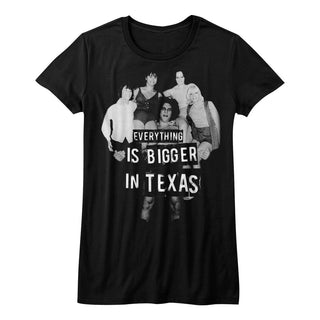 Andre The Giant-Big Texas-Black Ladies S/S Tshirt - Coastline Mall
