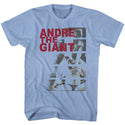 Andre The Giant-Andre Bars-Light Blue Heather Adult S/S Tshirt - Coastline Mall
