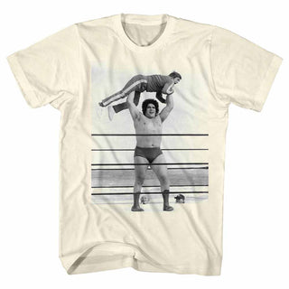 Andre The Giant-Lightweight-Natural Adult S/S Tshirt - Coastline Mall