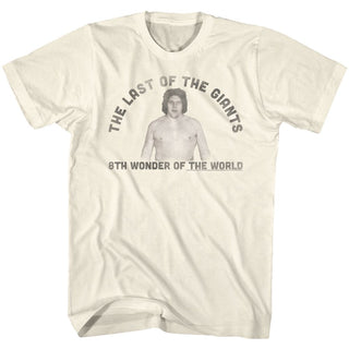Andre The Giant-Last One-Natural Adult S/S Tshirt - Coastline Mall