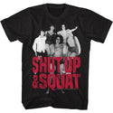 Andre The Giant-Shut Up & Squat-Black Adult S/S Tshirt - Coastline Mall