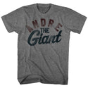 Andre The Giant-Giant-Graphite Heather Adult S/S Tshirt - Coastline Mall