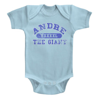 Andre The Giant - Andre The Giant | Light Blue S/S Infant Bodysuit - Coastline Mall