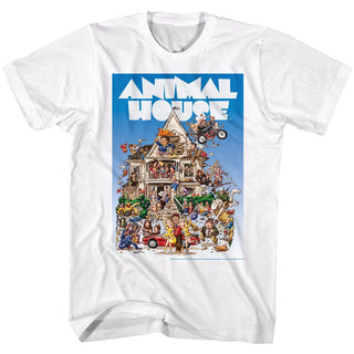 Animal House-Big Mommas House-White Adult S/S Tshirt - Coastline Mall