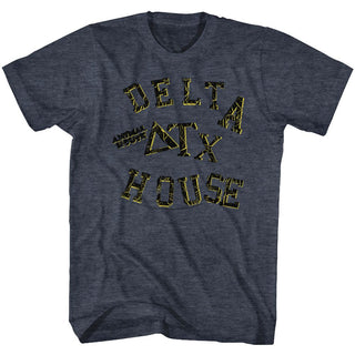 Animal House-Smashed-Navy Heather Adult S/S Tshirt - Coastline Mall