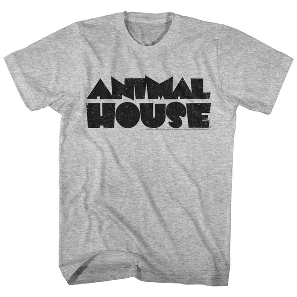 Animal House-Logo-Gray Heather Adult S/S Tshirt - Coastline Mall