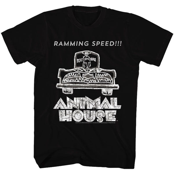 Animal House-Ramming Speed-Black Adult S/S Tshirt - Coastline Mall