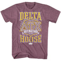Animal House-Toga party 78-Vintage Maroon Heather Adult S/S Tshirt - Coastline Mall