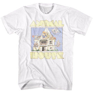 Animal House-Cartoon-White Adult S/S Tshirt - Coastline Mall
