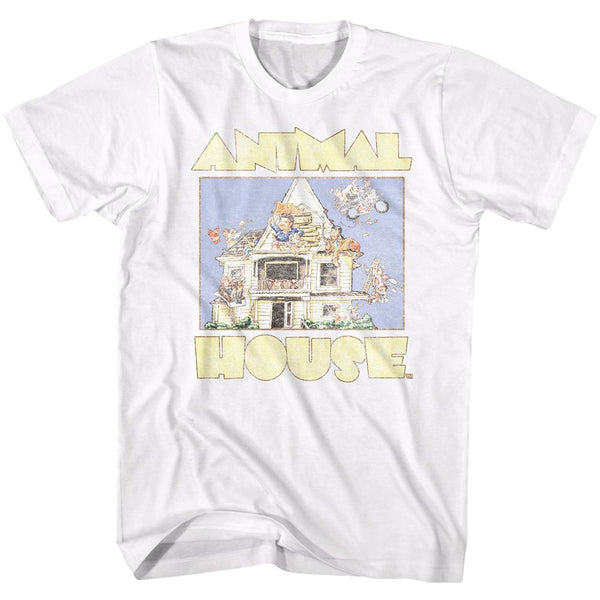 Animal House-Cartoon-White Adult S/S Tshirt - Coastline Mall