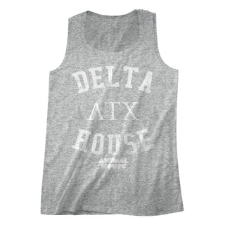 Animal House - Delta House | Gray Heather Adult Tank Top | Clothing, Shoes & Accessories:Adult Unisex Clothing:T-Shirts - Coastline Mall