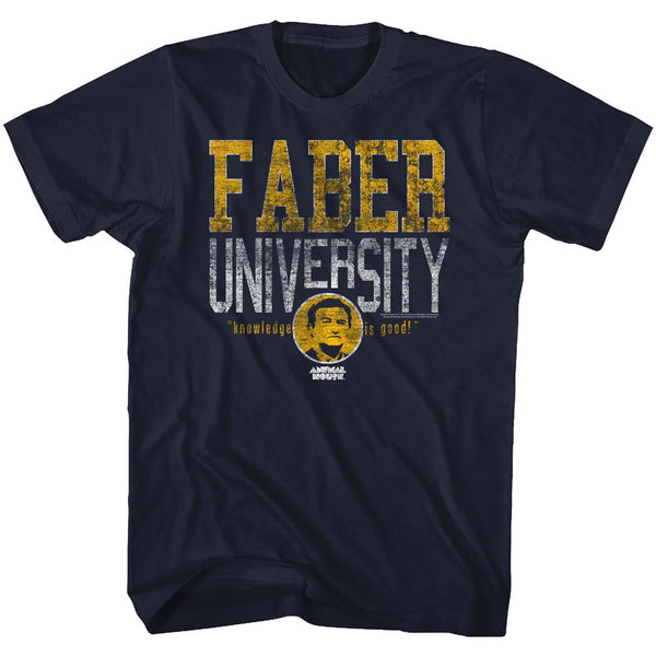 Animal House-Faber University-Navy Adult S/S Tshirt - Coastline Mall