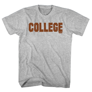 Animal House-Clg Orange-Gray Heather Adult S/S Tshirt - Coastline Mall