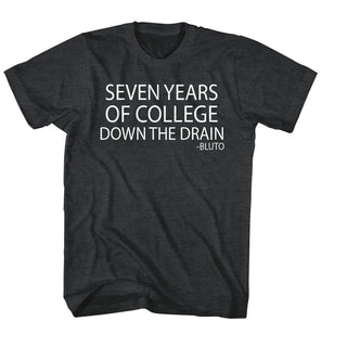 Animal House-Drain It-Black Heather Adult S/S Tshirt - Coastline Mall