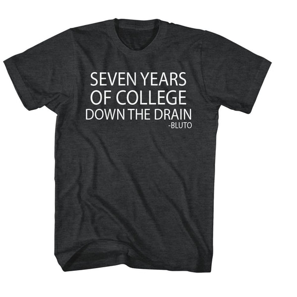 Animal House-Drain It-Black Heather Adult S/S Tshirt - Coastline Mall
