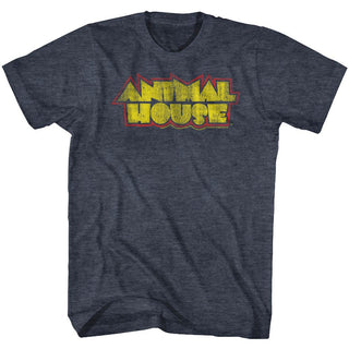 Animal House-House Fever-Navy Heather Adult S/S Tshirt - Coastline Mall