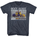 Animal House-Sexy Beast-Navy Heather Adult S/S Tshirt - Coastline Mall
