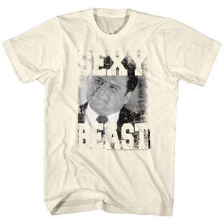 Animal House-Sexy Beast-Natural Adult S/S Tshirt - Coastline Mall
