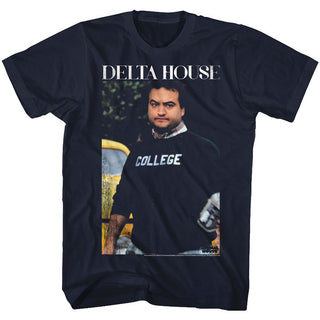 Animal House-D House-Navy Adult S/S Tshirt - Coastline Mall