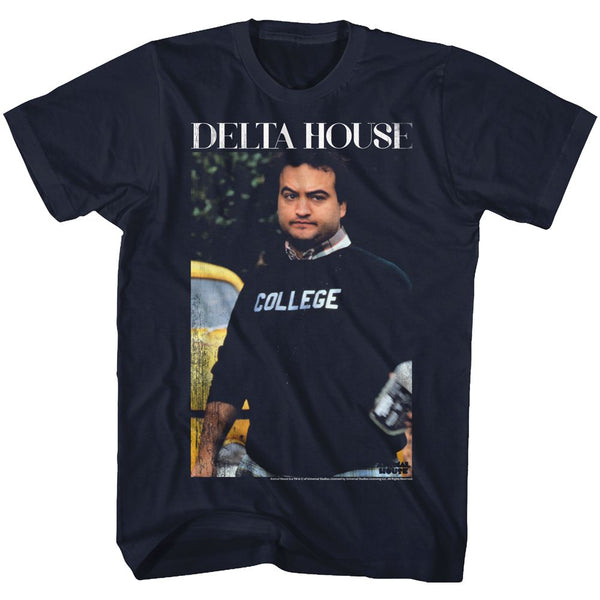 Animal House-D House-Navy Adult S/S Tshirt - Coastline Mall