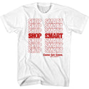 Army Of Darkness - Shop Mart Bag Logo White Adult Short Sleeve T-Shirt tee - Coastline Mall