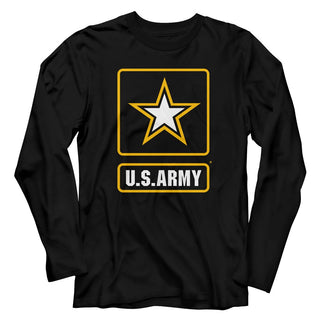 Army-Color Logo-Black Adult L/S Tshirt - Coastline Mall