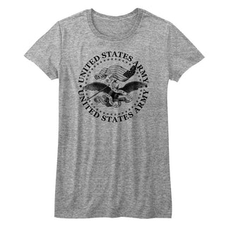 Army-Preserved-Athletic Heather Ladies S/S Tshirt - Coastline Mall