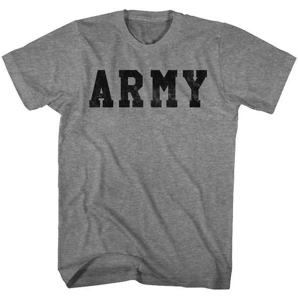 Army-Army-Graphite Heather Adult S/S Tshirt - Coastline Mall
