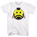 Mr. T-Smiley T-White Adult S/S Tshirt - Coastline Mall