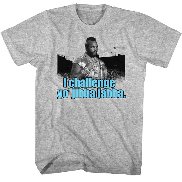 Mr. T-Jibba Jabba-Gray Heather Adult S/S Tshirt - Coastline Mall