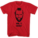 Mr. T-Mr T Shirt-Red Adult S/S Tshirt - Coastline Mall