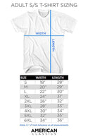 Adult T-Shirt Size Chart - Coastline Mall