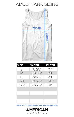 Adult Tank Size Chart - Coastline Mall