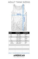 Adult Tank Size Chart - Coastline Mall