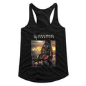 Bionic Commando-The World Burn-Black Ladies Racerback - Coastline Mall