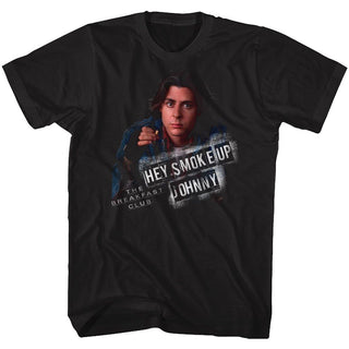 Breakfast Club-Smoke Up-Black Adult S/S Tshirt - Coastline Mall