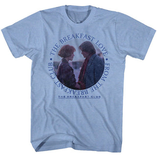 Breakfast Club-Breakfast Love-Light Blue Heather Adult S/S Tshirt - Coastline Mall
