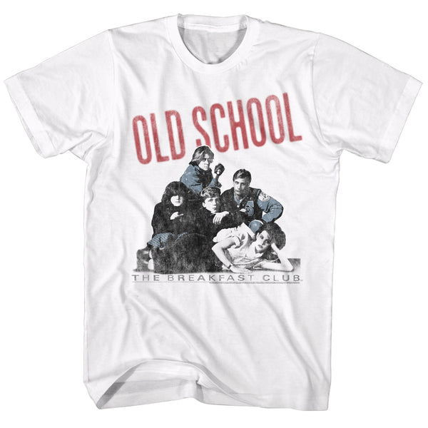 Breakfast Club-Old School-White Adult S/S Tshirt - Coastline Mall