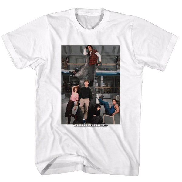 Breakfast Club-Liberry-White Adult S/S Tshirt - Coastline Mall